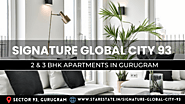 Signature Global City 93 Gurugram, 2/3 BHK Apartments/Flats