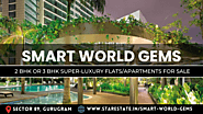 Smart World Gems Sector 89 Gurugram, 2/3 BHK Apartments
