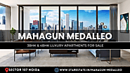 Mahagun Medalleo Sector 107 Noida, 3/4BHK Luxury Apartments