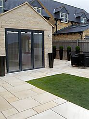 Experience Timeless Elegance with Raj Green Sandstone Paving: Shop Now!