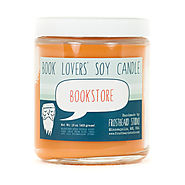 Bookstore scented soy candle