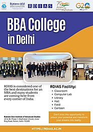 Best BBA College in Rohini-RDIAS