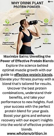 Effective Protein Blends