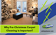 Why Pre-Christmas Carpet Cleaning Is Important?