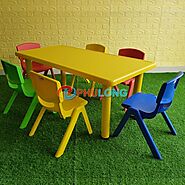 Bộ bàn ghế trẻ em mẫu giáo 60x120 PL0103 - Hàng Nhập Khẩu