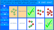 Math Game - Matchiing Probablity -