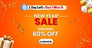 1 Day Left New Year Sale Offer