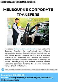 Melbourne Corporate Transfers