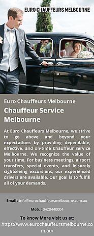 Chauffeur Service Melbourne