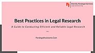 What are the Best Practices in Legal Research? | PPT | Free Download