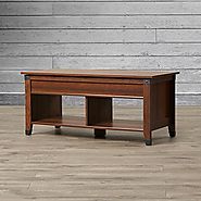 Lift Top Coffee Table - Stylish Contemporary Laptop Modern Home Decor Furniture - It Has Built-in Shelf With Storage ...