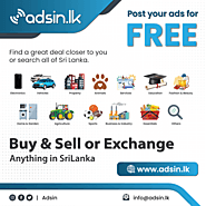 Buy, sell, or exchange anything on Adsin, the largest marketplace in Sri Lanka | adsin.lk