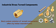 Brass turned components are made using the latest technologies