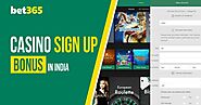 Online Casino Sign Up Bonus in India