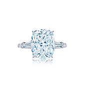 Cushion Cut Diamond Engagement Ring by Jolan Jewelry