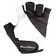 WOLFBIKE Non-Slip Gel Pad Gloves Cycling Riding Gloves,Black,XL(9-10cm))