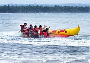 Banana boat riding