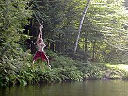 Ziplining through the jungle