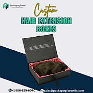 Custom Hair Extension Boxes for Stylish Brand Presentation