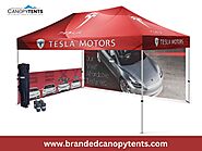 Elevate Your Presence with Custom Branded Tents