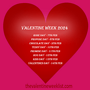 Valentine Week List 2024: Days of Valentine Week with Date and Day