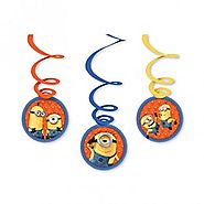 Minion Swirl Decorations