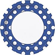 Blue Dots Plates