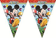 Mickey Mouse Party Flag Banner