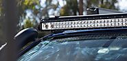 Enhance Your SUV's Look: LED Light Bars and Lightforce Striker Professional Edition LED Driving Lights!