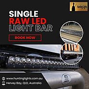 Single Raw LED Light Bar - Hunting Lights