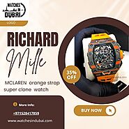 RICHARD MILLE RM 53-03 MCLAREN F1 orange strap super clone 1:1 watch