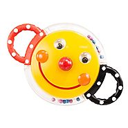 Sassy Rattle with Mirror, Smiley Face $9