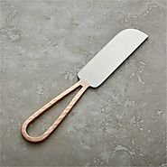 Copper Hard Cheese Knife
