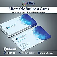 Affordable Business Cards in Chicago