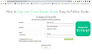 How to Sign into Cricut Design Space: Easy-to-Follow Guide