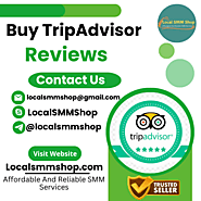 Buy TripAdvisor Reviews - FROM 100% TRUSTED SELLER