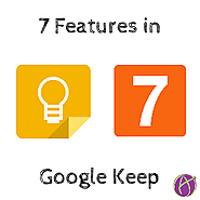 7 Features of Google Keep for You To Teach With