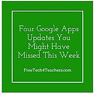 Free Technology for Teachers: Four Google Apps Updates You Might Have Missed This Week