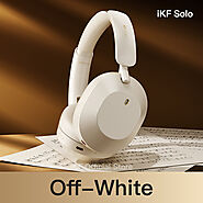 iKF Solo ANC Over-ear luxury design Wired Headset-APP control