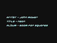 John Mayer - Neon