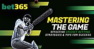 Effective Cricket Betting Strategies And Tips for Success