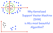 Why is the kernelized support vector machine (SVM) MLA considered the most beautiful algorithm?