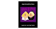 Funny Mrs and Mrs Lesbian wedding card - eggheads