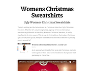 Womens Christmas Sweatshirts