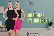 Chic Women's Cycling Shorts: Microfiber Comfort