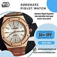 Audemars Piguet Royal Oak Rose Gold White Dial 15400 MODEL super master clone watch