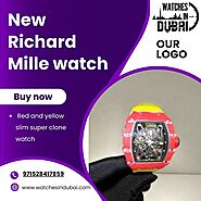 Exceptional Richard Mille RM 35-02 Red & Yellow Slim Super Clone Watch Enthusiast