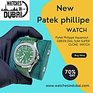 Patek Philippe Aquanaut 5165a GREEN DIAL SLIM SUPER CLONE 1:1 WATCH