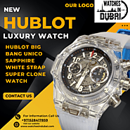 Hublot big bang unico sapphire white strap super clone watch