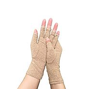 Hotcakes Compression Gloves for Arthritis Pain Relief-Snug Elastic Arthritis Gloves for Women and Men Offers Hand Sup...